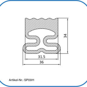 Aufstelldichtung oder mit Luft aktivierbare Dichtung. Temperofendichtung oder Dachtürdichtung für Filterkammern.