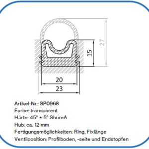 Aufblasbare Dichtung